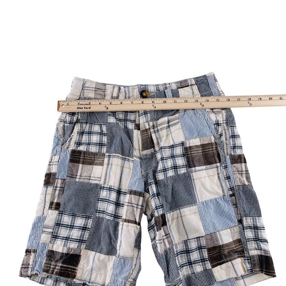 American Eagle Outfitters Mens Patchwork Plaid Cargo Shorts 28 - Picture 5 of 8